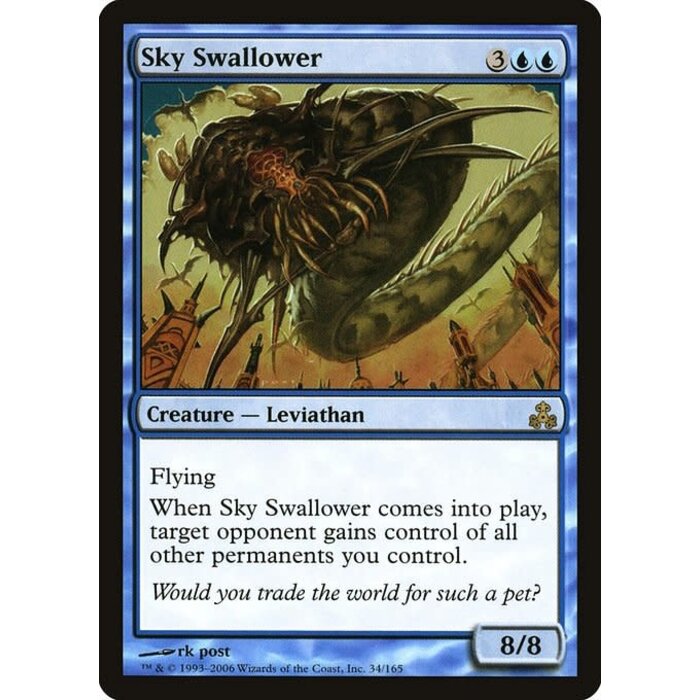 Magic: The Gathering Sky Swallower (034) Moderately Played