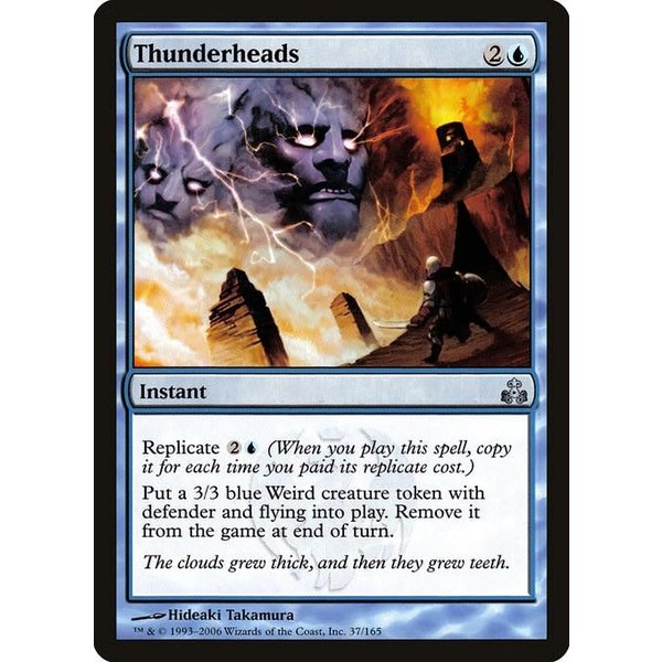 Magic: The Gathering Thunderheads (037) Moderately Played Foil