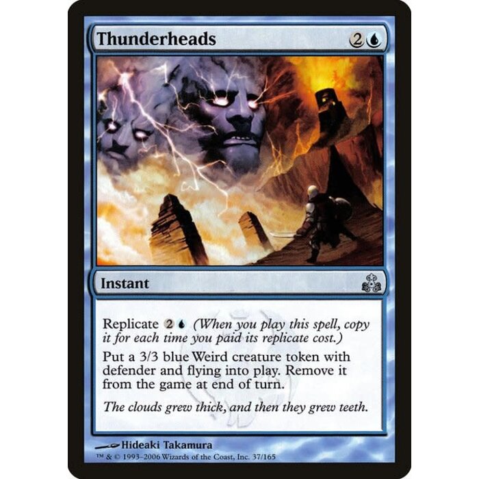 Magic: The Gathering Thunderheads (037) Moderately Played Foil
