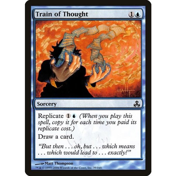 Magic: The Gathering Train of Thought (039) Moderately Played Foil