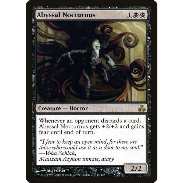 Magic: The Gathering Abyssal Nocturnus (043) Moderately Played Foil
