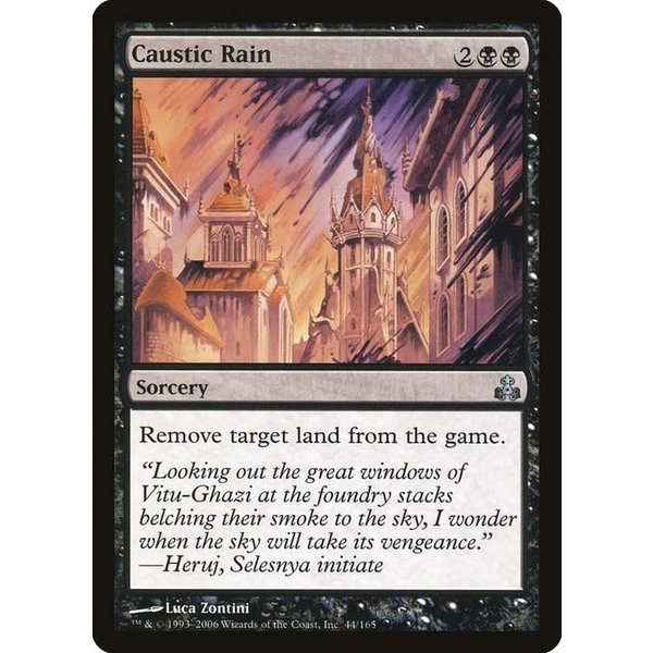 Magic: The Gathering Caustic Rain (044) Moderately Played