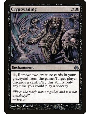 Magic: The Gathering Cryptwailing (047) Moderately Played