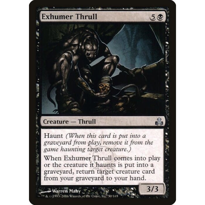 Magic: The Gathering Exhumer Thrull (050) Moderately Played