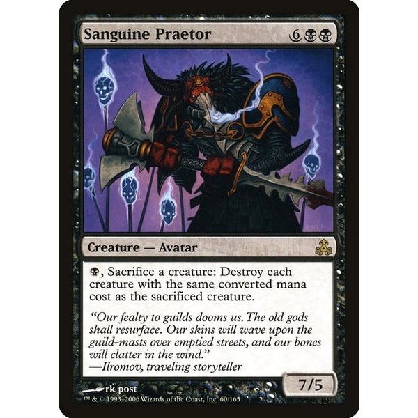 Magic: The Gathering Sanguine Praetor (060) Moderately Played