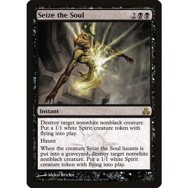 Magic: The Gathering Seize the Soul (061) Moderately Played