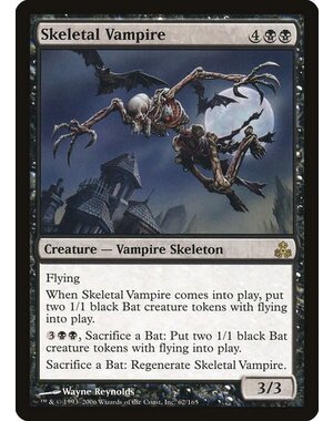 Magic: The Gathering Skeletal Vampire (062) Heavily Played