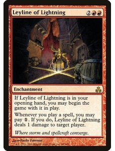 Magic: The Gathering Leyline of Lightning (068) Moderately Played