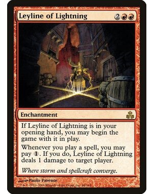 Magic: The Gathering Leyline of Lightning (068) Moderately Played