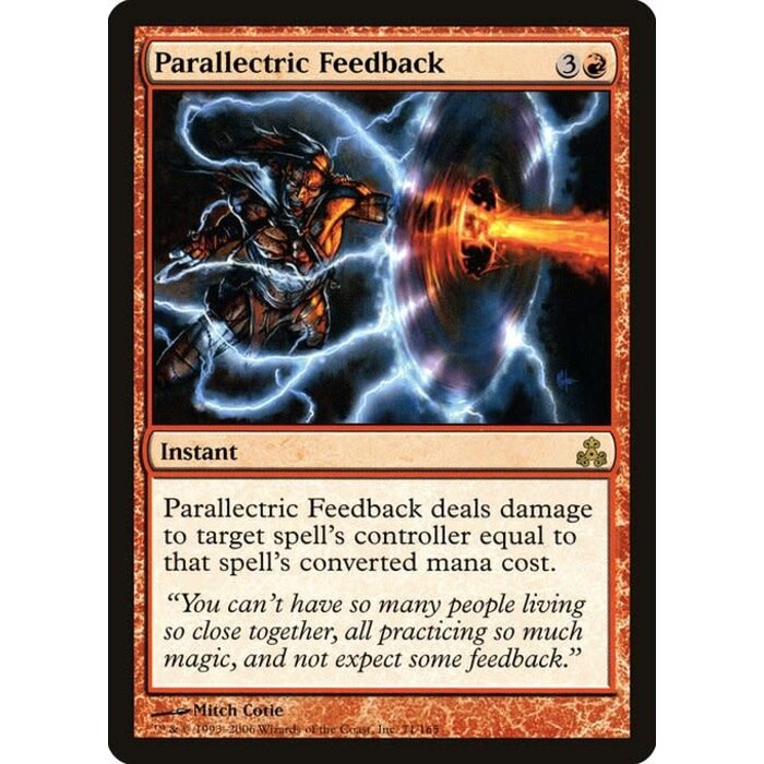 Magic: The Gathering Parallectric Feedback (071) Moderately Played