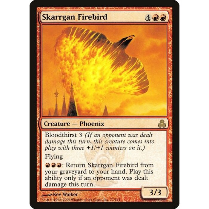 Magic: The Gathering Skarrgan Firebird (077) Moderately Played