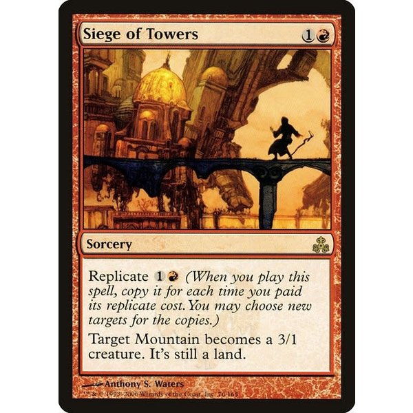 Magic: The Gathering Siege of Towers (076) Moderately Played