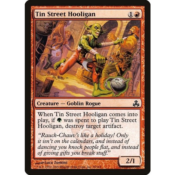 Magic: The Gathering Tin Street Hooligan (078) Lightly Played