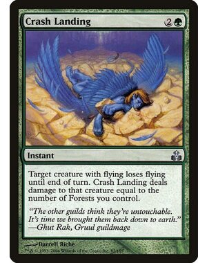 Magic: The Gathering Crash Landing (082) Moderately Played Foil