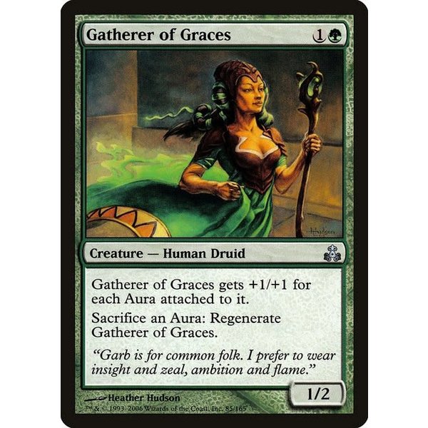 Magic: The Gathering Gatherer of Graces (085) Moderately Played