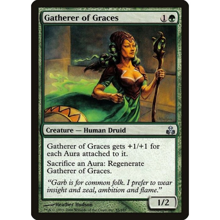Magic: The Gathering Gatherer of Graces (085) Moderately Played