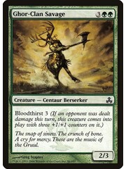 Magic: The Gathering Ghor-Clan Savage (086) Moderately Played