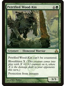 Magic: The Gathering Petrified Wood-Kin (091) Moderately Played