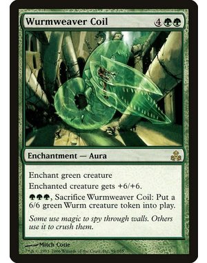 Magic: The Gathering Wurmweaver Coil (099) Moderately Played