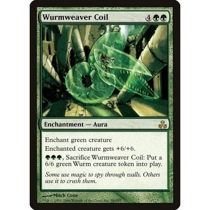 Magic: The Gathering Wurmweaver Coil (099) Moderately Played
