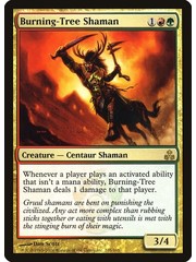 Magic: The Gathering Burning-Tree Shaman (105) Damaged