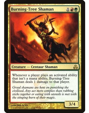 Magic: The Gathering Burning-Tree Shaman (105) Damaged