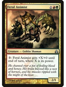 Magic: The Gathering Feral Animist (112) Moderately Played