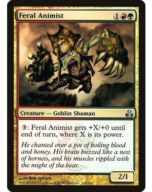 Magic: The Gathering Feral Animist (112) Moderately Played