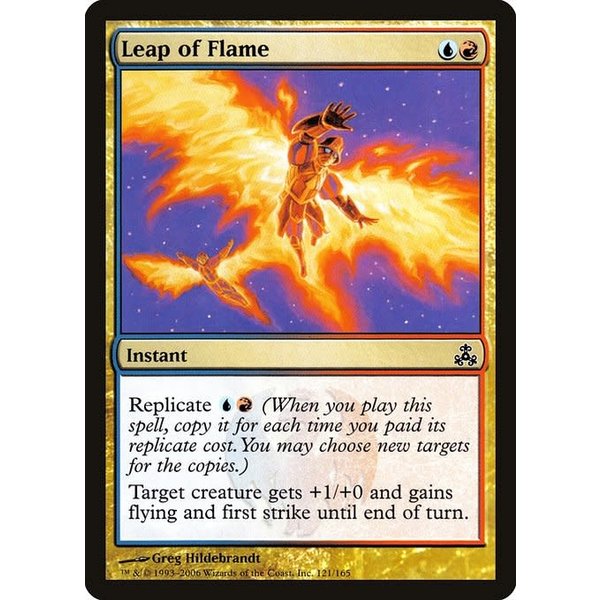 Magic: The Gathering Leap of Flame (121) Moderately Played