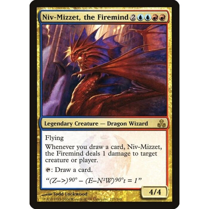 Magic: The Gathering Niv-Mizzet, the Firemind (123) Moderately Played