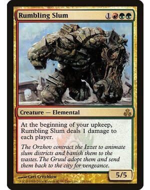 Magic: The Gathering Rumbling Slum (126) Moderately Played Foil