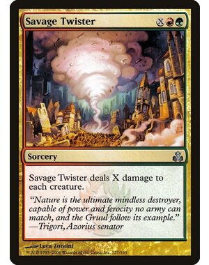 Magic: The Gathering Savage Twister (127) Moderately Played