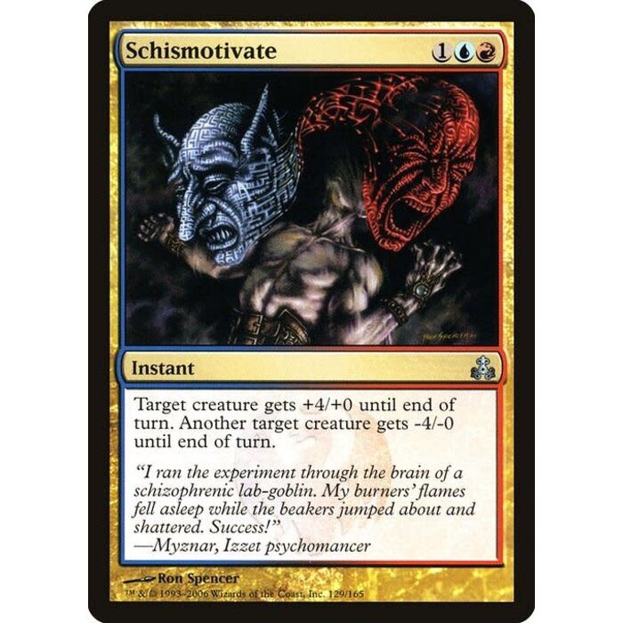 Magic: The Gathering Schismotivate (129) Moderately Played Foil