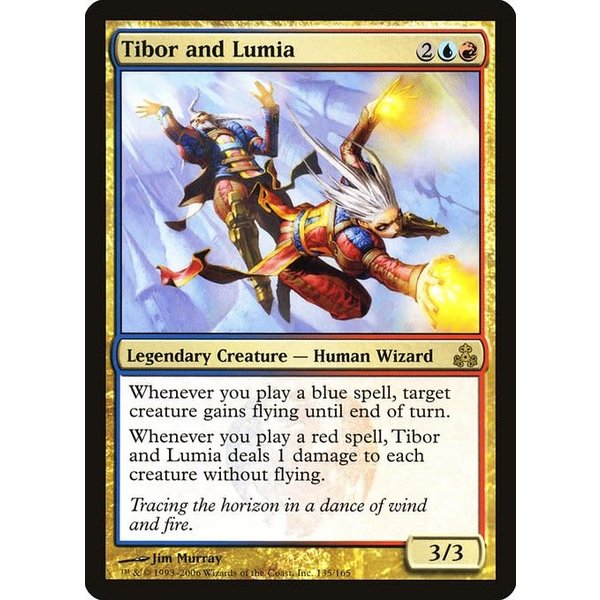 Magic: The Gathering Tibor and Lumia (135) Moderately Played