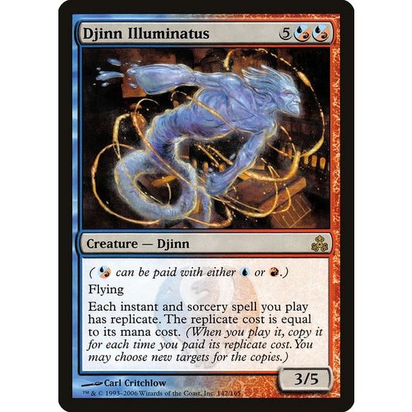 Magic: The Gathering Djinn Illuminatus (142) Moderately Played