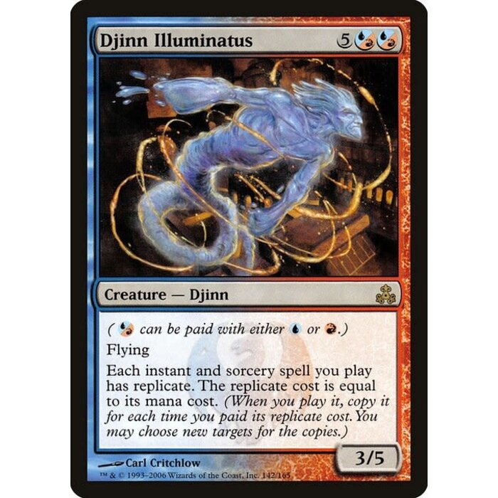 Magic: The Gathering Djinn Illuminatus (142) Moderately Played