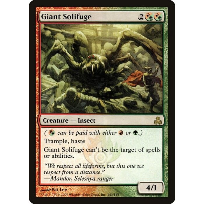 Magic: The Gathering Giant Solifuge (143) Moderately Played