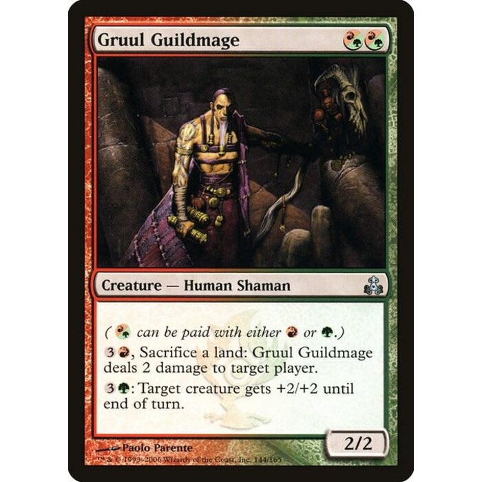 Magic: The Gathering Gruul Guildmage (144) Moderately Played Foil