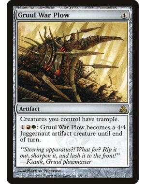 Magic: The Gathering Gruul War Plow (151) Damaged Foil