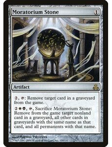 Magic: The Gathering Moratorium Stone (154) Moderately Played