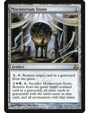 Magic: The Gathering Moratorium Stone (154) Moderately Played