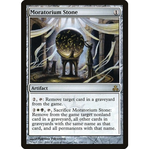 Magic: The Gathering Moratorium Stone (154) Moderately Played