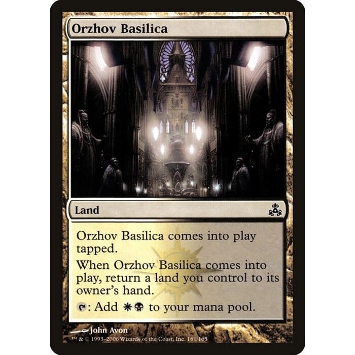 Magic: The Gathering Orzhov Basilica (161) Moderately Played