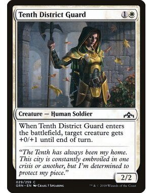 Magic: The Gathering Tenth District Guard (029) Lightly Played