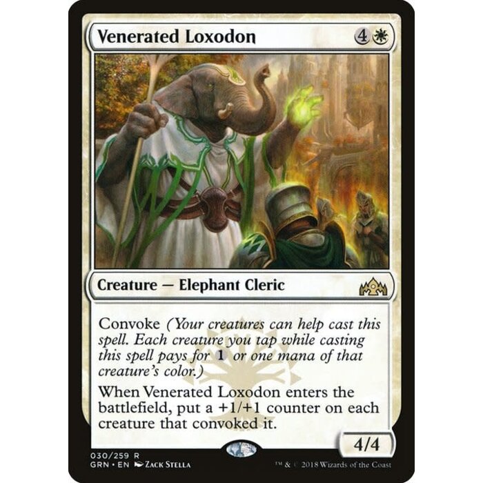 Magic: The Gathering Venerated Loxodon (030) Lightly Played