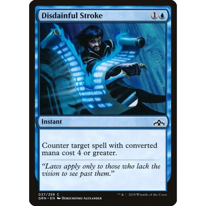 Magic: The Gathering Disdainful Stroke (037) Lightly Played