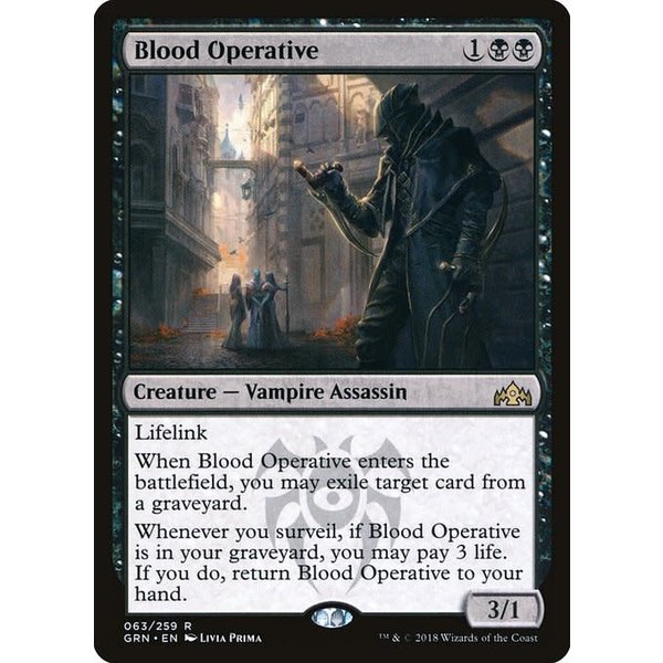 Magic: The Gathering Blood Operative (063) Lightly Played