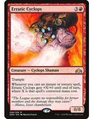 Magic: The Gathering Erratic Cyclops (098) Lightly Played