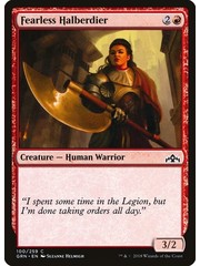 Magic: The Gathering Fearless Halberdier (100) Lightly Played
