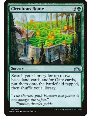 Magic: The Gathering Circuitous Route (125) Lightly Played